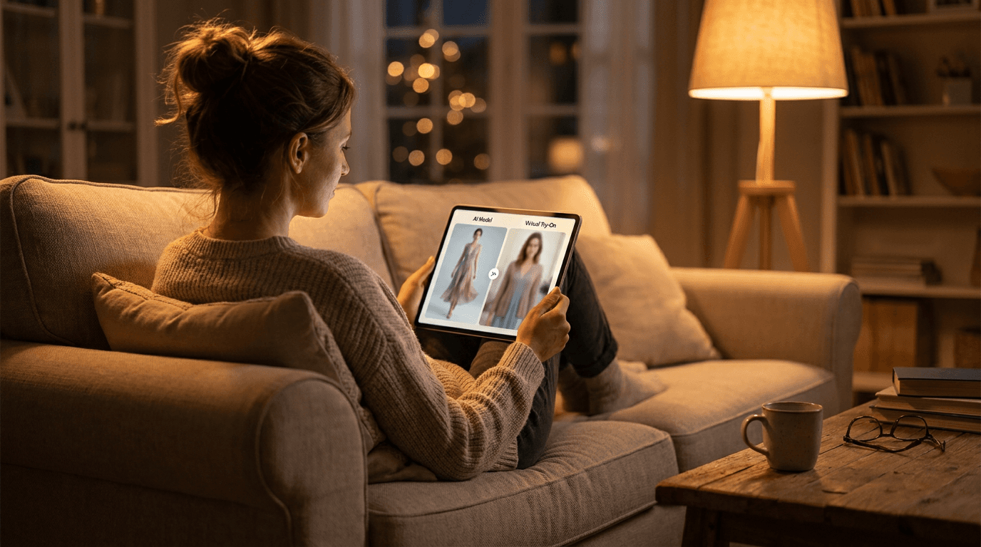 Editorial illustration for AI Fashion Models vs Virtual Try-On: What Is the Real Difference?