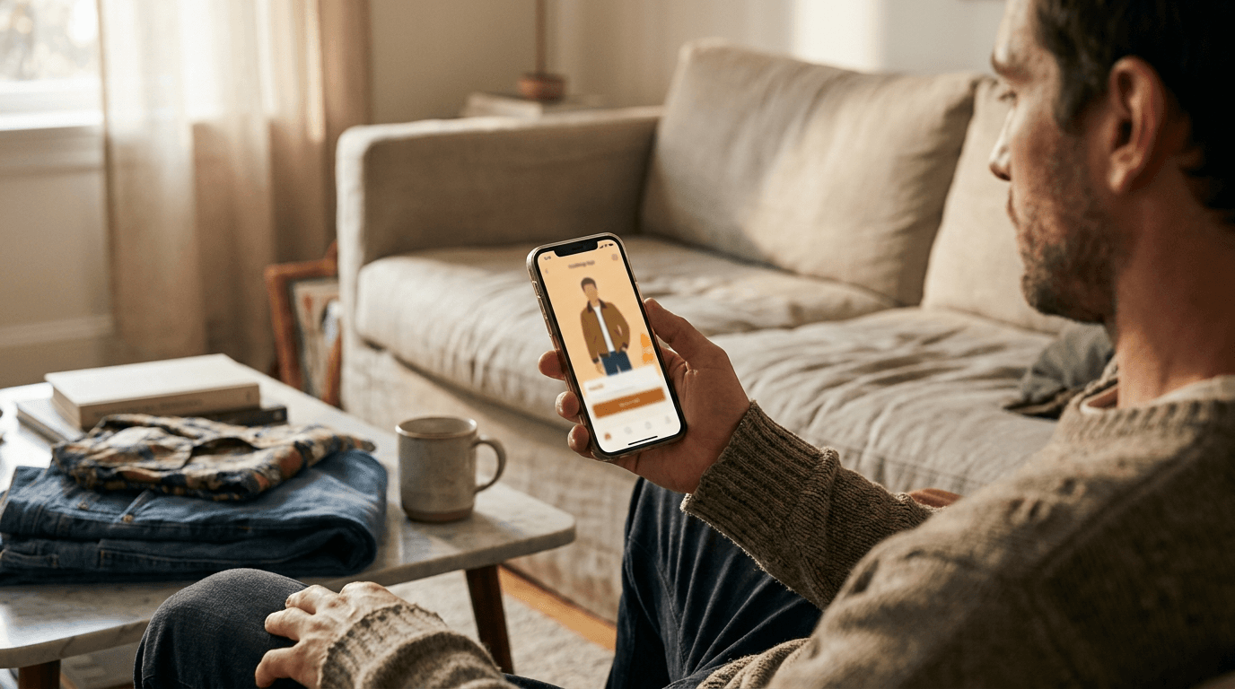 Editorial illustration for AI Personal Stylist Apps: What They Actually Do (and Miss)