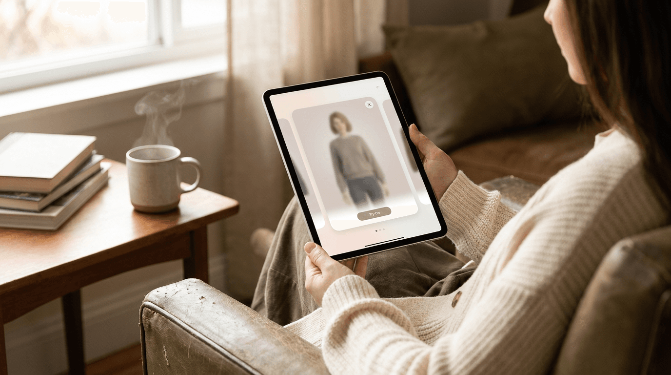 Editorial illustration for Does Amazon Have Virtual Try-On for Clothes? What It Covers and What It Does Not