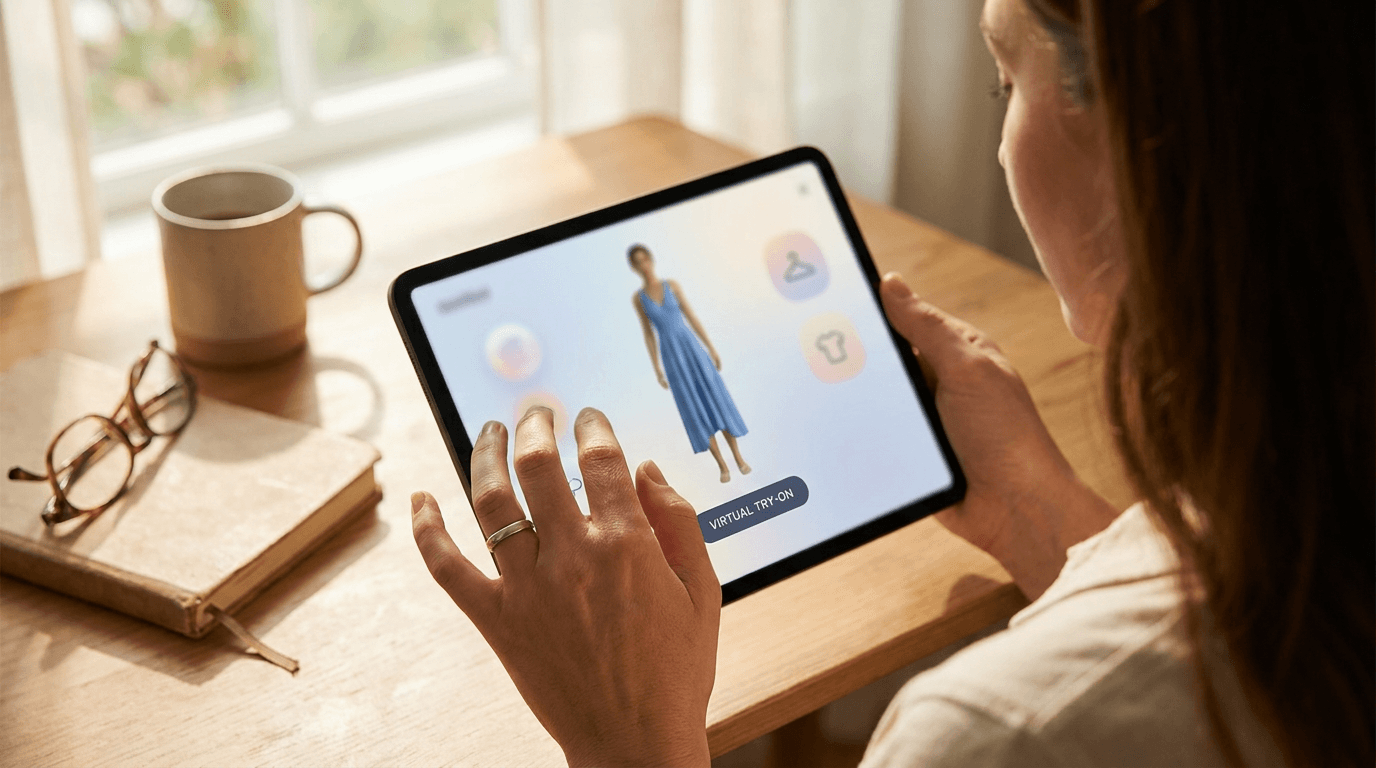 Editorial illustration for Is Virtual Try-On Safe? What Happens to Your Photo