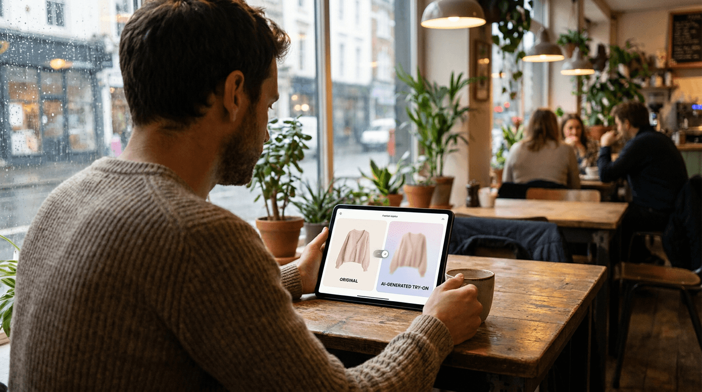 Editorial illustration for Do UK Retailers Need to Disclose AI Generated Try-On Images? ASA and CAP Code Rules