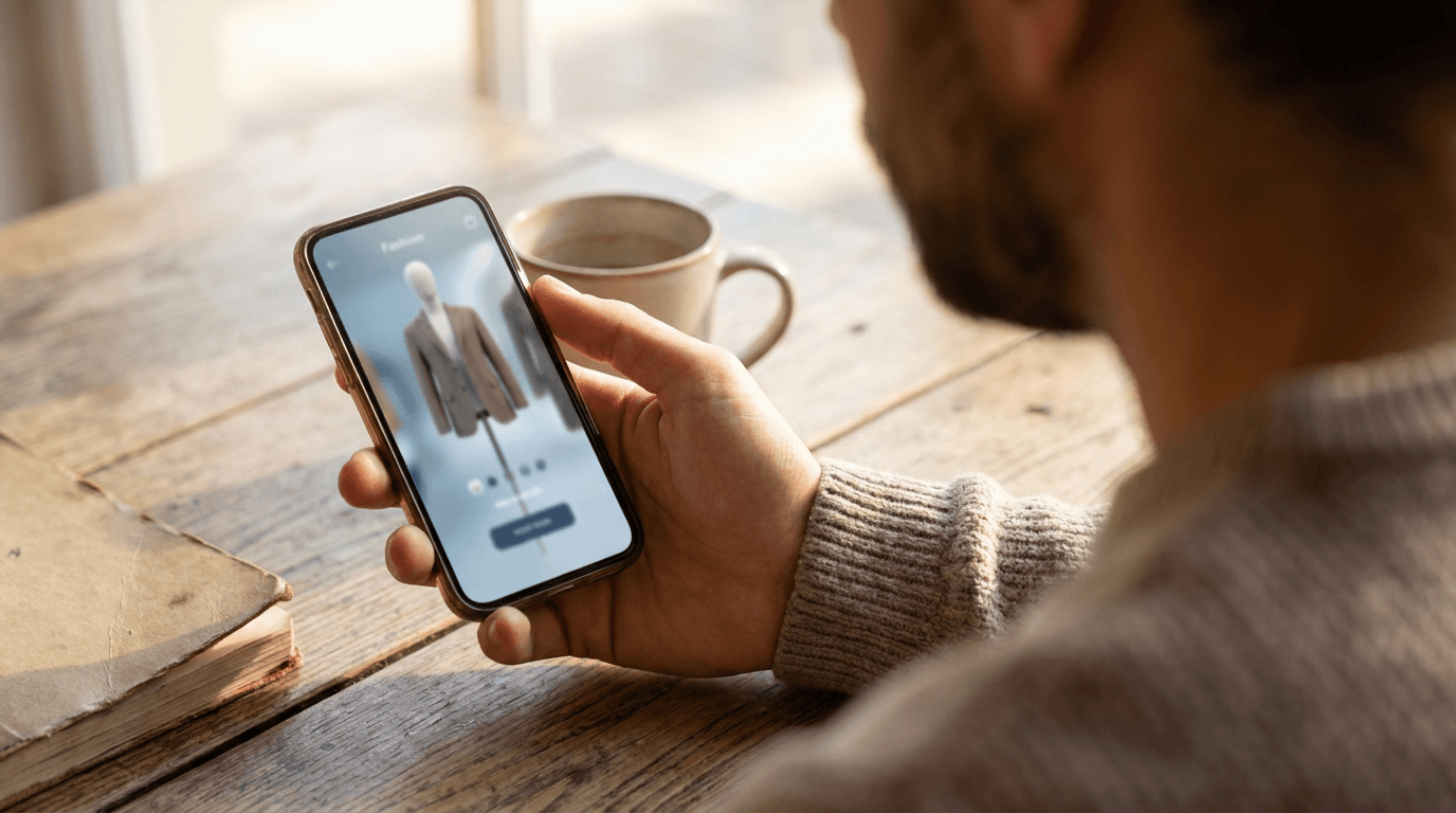 Editorial illustration for Virtual Fitting Room Software: What It Is and How to Choose One