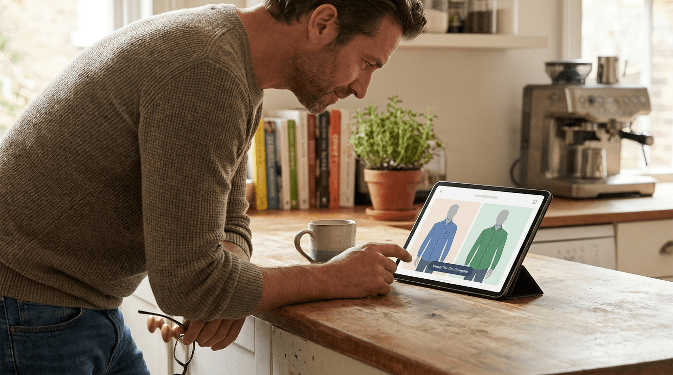 Editorial illustration for Try on clothes online free: what actually works