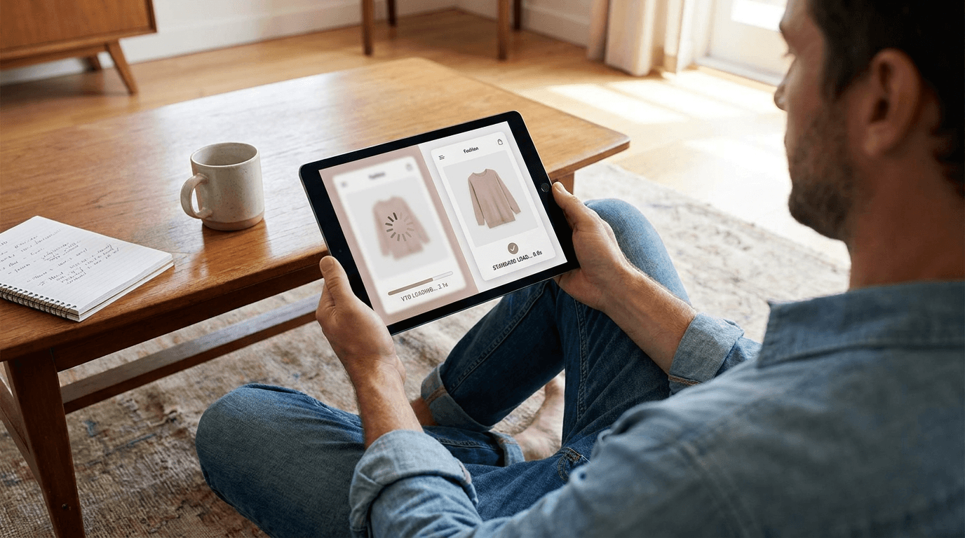 Editorial illustration for Does Virtual Try-On Slow Down Your Shopify Store? How to Check