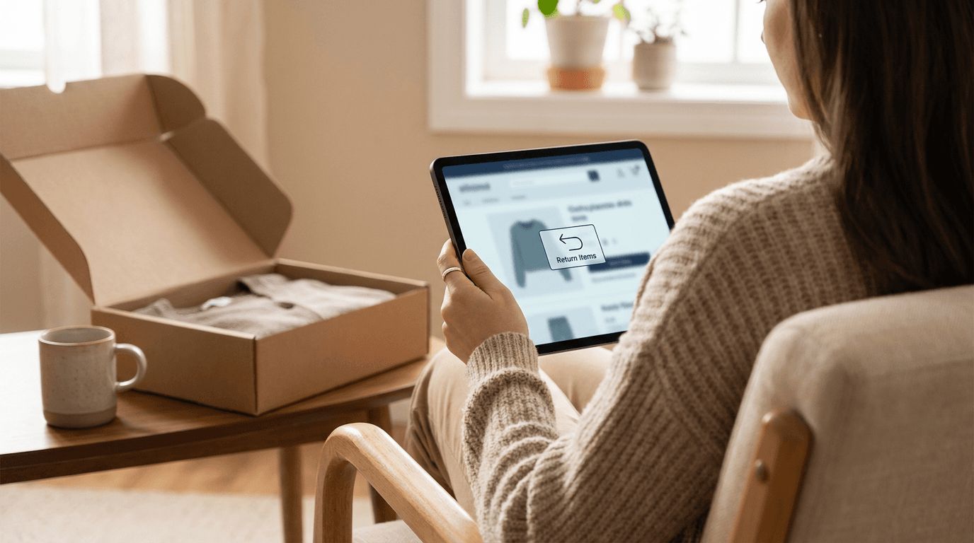 Editorial illustration for Fashion ecommerce return statistics: what the data actually shows