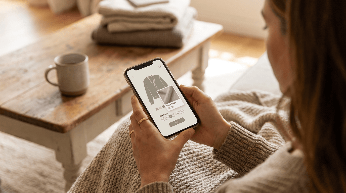 Editorial illustration for How to Reduce Size Returns on a Shopify Clothing Store: A 5 Step Fix