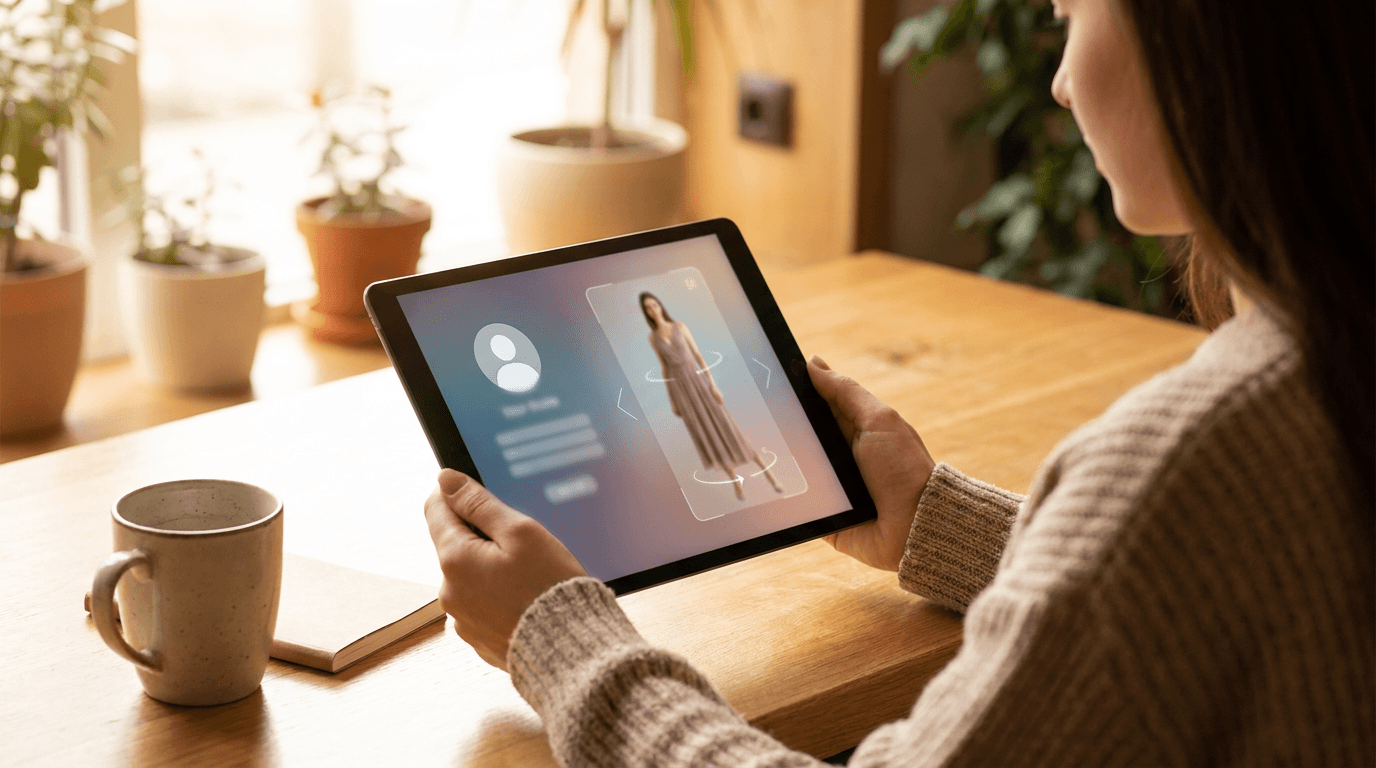 Editorial illustration for Virtual Try-On for BigCommerce Stores: What Your Options Are
