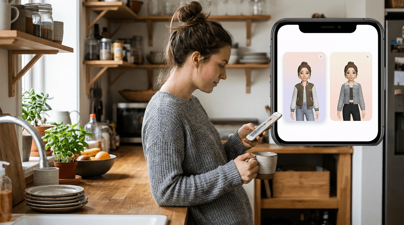 Editorial illustration for Virtual Try-On for BigCommerce Stores: What Your Options Are