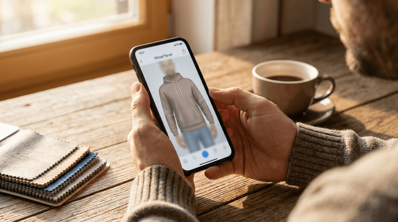 Editorial illustration for Virtual Try-On for Dropshipping Clothing Stores: Does It Pay Off?
