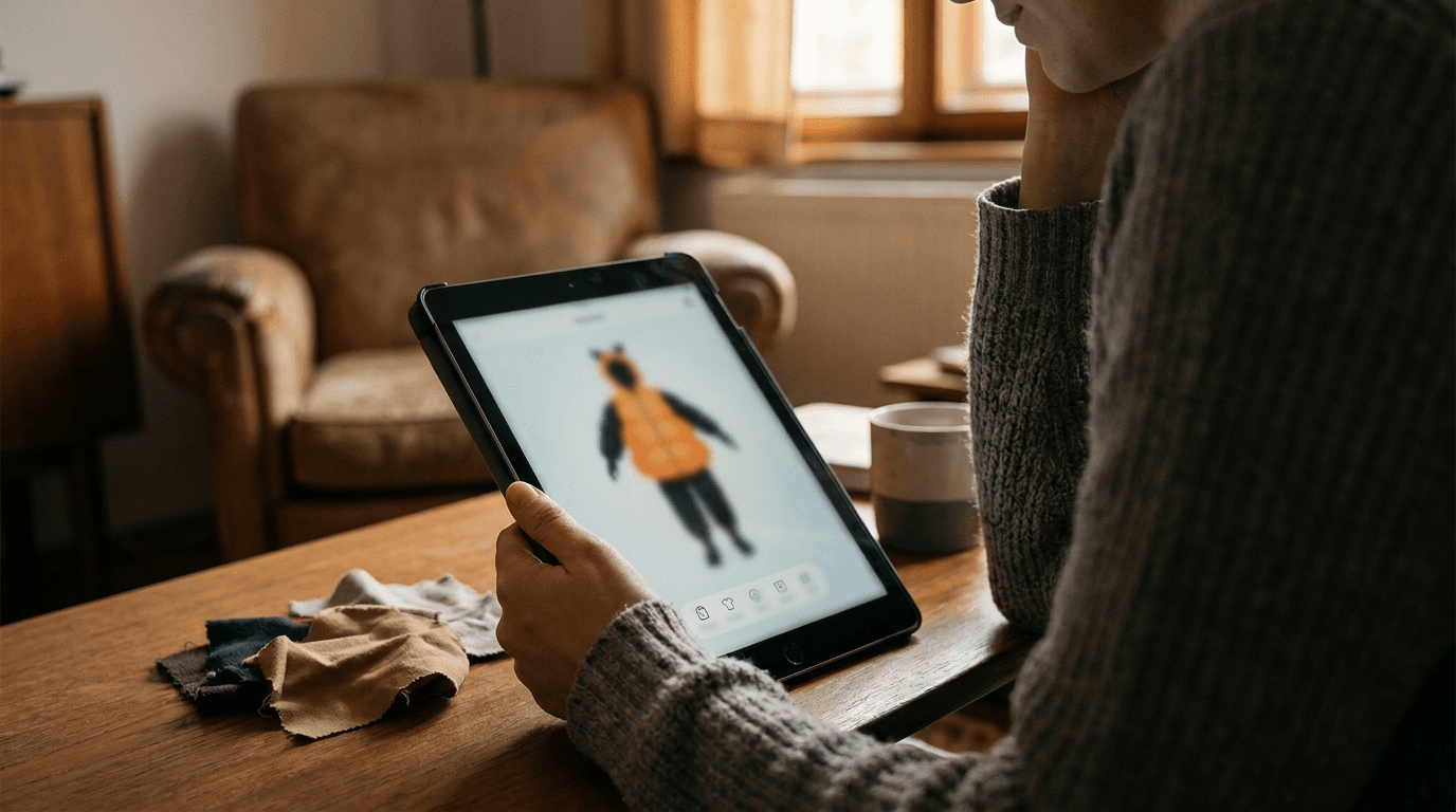 Editorial illustration for Virtual Try-On for Halloween Costumes: Why Costume Sizing Is Its Own Problem