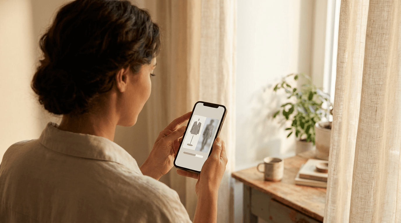 Editorial illustration for Virtual Try-On for Shopify Plus Stores: What to Check First